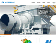 Tablet Screenshot of neptuno.cl